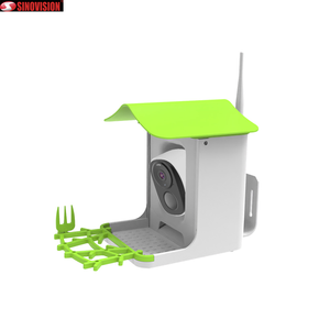 Mangeoire intelligente pour oiseaux à énergie solaire Vision nocturne Cloud Identification automatique des espèces Caméra sans fil étanche pour oiseaux petits animaux - Product Image 1