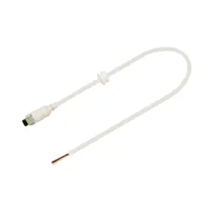 White 4-Pin Aviation Female Cable Wiring Harness For White Vehicle Camera Lead Camera Cable Bus Camera Cable Rearview Cable