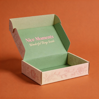 Boîte d'emballage postale pour cosmétiques, boîte d'expédition en carton ondulé, boîte d'emballage personnalisée avec logo, boîte d'expédition imprimée sur mesure