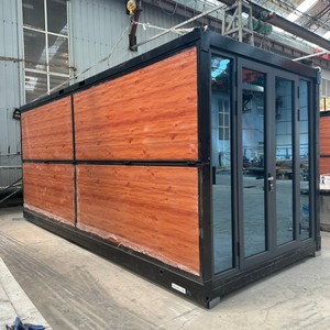 Thiết kế mới nhất có thể gập lại văn phòng xây dựng giá rẻ đúc sẵn container nhà lưu trữ di động đơn vị - Product Image 1