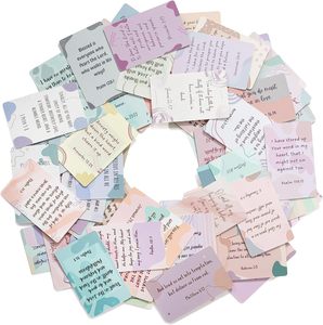 Biglietti di preghiera personalizzati per versi della Bibbia quotidiana con schede della Bibbia - Product Image 2