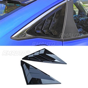 For Honda Civic 11th Generation 2022+ Car Rear Triangle <b>Window</b> Shark Cheek Trim Rear Side <b>Vent</b> <b>Window</b> Trim Cover Modification - Product Image 3