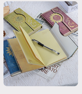 Ma thuật ghi chú từ khóa này cổ điển châu Âu nhật ký sổ cái máy tính xách tay hàn quốc máy tính xách tay màu phụ trang minh họa lịch - Product Image 4