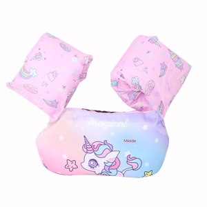 Nouveau <span class=keywords><strong>Gilet</strong></span> de sauvetage pour enfants, Brassards de natation, Bouée flottante, Bouée en mousse à motif de dessin animé pour bébé, en polyester, pour le ski nautique - Product Image 2