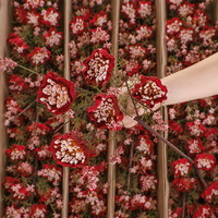 Fleurs artificielles en mousse en forme de papillon pour la décoration intérieure et les accessoires de photographie de mariage