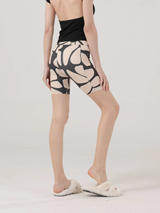 Lot de 2 shorts de motard rétro à motifs floraux pour femme – Shorts d'entraînement extensibles à taille haute avec poches latérales - Product Image 3