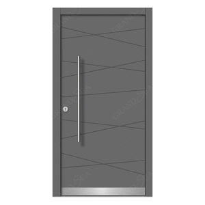 Maroc Design moderne Durable 5 <span class=keywords><strong>points</strong></span> Serrure Panneau <span class=keywords><strong>de</strong></span> <span class=keywords><strong>porte</strong></span> en métal solide Sécurité Portes pivotantes blindées en acier inoxydable - Product Image 4