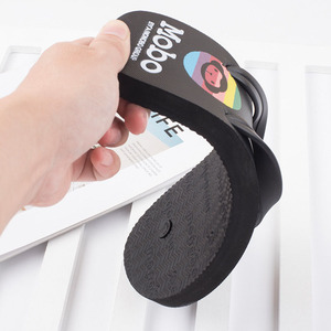 Venta al por mayor de los hombres de verano <span class=keywords><strong>Hawaiano</strong></span> impresión playa Flip Flops - Product Image 5