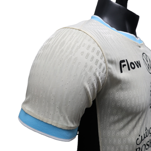 Fabricante de camisetas de fútbol retro, logotipo bordado 3D de silicona personalizado, diseño cortado y cosido, camisetas de fútbol vintage - Product Image 5