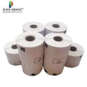 P-touch QL Label 62mm Self Adhesive Thermal Paper Label Roll Dk-11202 Dk1202 For Ql-700 Printer