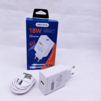 Chargeur Portable BY50 Type C avec QC3.0 pour Xiaomi, Adaptateur Mural de Charge Rapide pour Samsung et Tous les Téléphones Mobiles