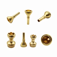 Custom CNC Turning Brass Musical Instrument Mouthpiece Precision Lathe Machining Copper Hardware Components