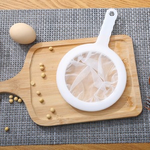 Soy <b>Milk</b> Filter Ultra Fine Screen Nylon Mesh Strainer For Baby Food Juice Liquid Filter With Handle - Product Image 3