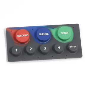 high quality oem silicone rubber remote control high quality