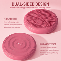 Tapis de yoga et de fitness en PVC PROIRON – Coussin d'air demi-cercle épaissi pour l'entraînement du tronc et le renforcement corporel