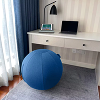 Chaise de yoga anti-éclatement personnalisée 65 cm, ballon de stabilité Pezziball, ballon suisse, siège de bureau ergonomique, vente en gros OEM, certifié Oeko-Tex