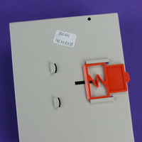 Boîtier électrique industriel en plastique ABS pour rail DIN, pour module d'alimentation de carte de circuit imprimé, boîtiers en plastique, rail DIN, boîte de jonction électrique