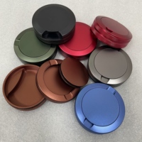 Boîtes à snus en aluminium personnalisées usinées CNC, hermétiques, anti-poussière, anti-humidité, ouverture facile, fonction ouvre-bouteille rouge, micro-usinage