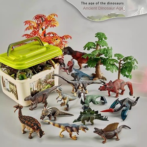 Juego de Juguetes de Dinosaurios Súper Grandes para Niños, Modelo de Tiranosaurio Rex de Simulación, Triceratops, Braquiosaurio, Pterodáctilo de Goma Suave - Product Image 4