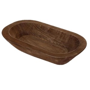 ถาดไม้รูปวงรีสำหรับวางเทียนตกแต่งบ้าน - Product Image 2