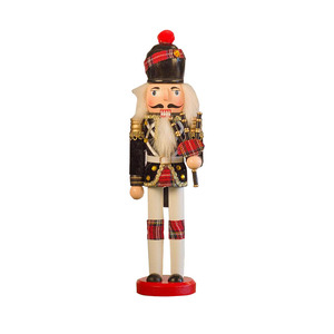 30CM European Wooden <strong>Nutcracker</strong> Soldeir <strong>Drum</strong> Puppet Christmas Wine Cabinet, Table Decoration - Product Image 6
