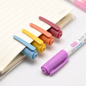 Màu sắc nổi bật đôi bóng Highlighter đánh dấu Bút Đánh Dấu thiết lập trong kho dễ thương Kích thước tốt Thiết kế đầu, mực mềm màu bảo vệ mắt - Product Image 5