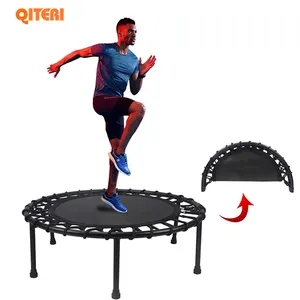 מתקפל מקורה מיני טרמפולינה Rebounder ארה"ב למבוגרים בתוספת ריבאונד תרגיל DVD אופציונלי ידית בר כבר התאסף