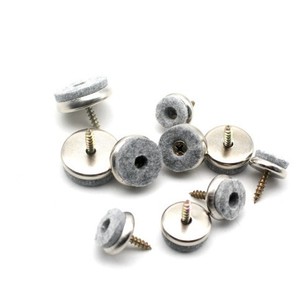 Felt Screw <b>Pads</b> For Furniture Legs Metal Iron Plating Noise Reduction Modern Simple Design - Product Image 1