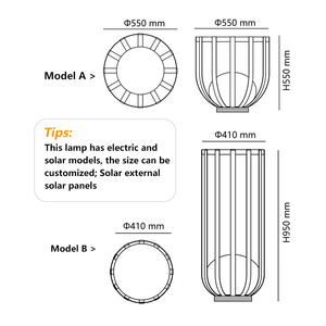 Lampes de paysage imperméables pour sol extérieur, balcon, terrasse, étagère à fleurs, lampe de cour, lampe de pelouse, villa, lampe solaire décorative - Product Image 6