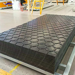 Grosir lembar plastik <span class=keywords><strong>Hdpe</strong></span> ramah lingkungan 4x8 tikar akses untuk tanah ekskavator perlindungan lumpur konstruksi jalan tikar sementara - Product Image 2