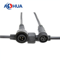 AOHUA 12V 6A/8A Batterie au lithium PWM Contrôleur de lampadaire Connecteur étanche M14 3pin Pré-moulé Mâle Femelle IP65