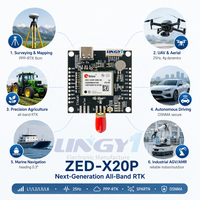 Module GNSS de haute précision ZED-X20P-00B-00 L1/L2/L5 avec INS RTK F9P, carte GPS X20P