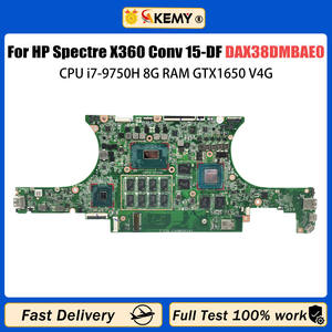 עבור <span class=keywords><strong>hp</strong></span> <span class=keywords><strong>spectre</strong></span> <span class=keywords><strong>x360</strong></span> להמרה <span class=keywords><strong>15</strong></span>-df לוח האם dax38dmbae0 cpu: I7-9750H gpu: gtx1650 4g 100% עבודה נבדק conv - Product Image 2