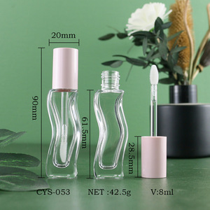 Tubo de Brillo Labial Redondo Moldeado por Inyección con Tapa Ondulada de 8 ml, Puede Usarse como Material de Embalaje para Tubos de Brillo Labial de Vidrio y PETG - Product Image 5
