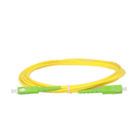 Cordon de brassage fibre optique monomode simplex SC/APC intérieur haute performance HI LINK 0.9/2.0/3.0mm PVC/LSZH 1-30m FTTH/WiFi/5G