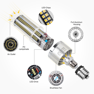 <span class=keywords><strong>Ampoule</strong></span> en forme d'épi de maïs E27, <span class=keywords><strong>LED</strong></span> Super brillante 25W — 200W, lampe <span class=keywords><strong>LED</strong></span> 110V-220V, grande puissance pour terrain de jeux en extérieur, éclairage d'entrepôt - Product Image 4
