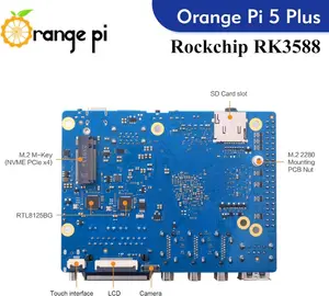 Orange Pi 5 Plus 4GB /8GB /16GB - RK3588 8 Core 64 Bit Single Board Computer 2.4Ghz Android