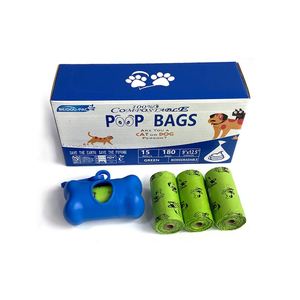 ถุงเก็บอุจจาระสัตว์เลี้ยงย่อยสลายได้ กลิ่นหอม ผลิตจากแป้งข้าวโพด Eco Pbat+แป้งข้าวโพด ถุงใส่ขยะสัตว์เลี้ยง/ถุงเก็บอุจจาระสุนัข/ถุงใส่ขี้แมว - Product Image 6