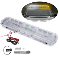 Barre lumineuse d'avertissement d'urgence LED blanc ambre 88 LED de 48 pouces, 8000 lumens, certifiée CE, avec fonction de balayage pour dépanneuse