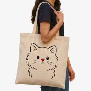 ถุงผ้าแคนวาสแบบใช้ซ้ำได้พร้อมพิมพ์ลายตามสั่ง สำหรับบรรจุภัณฑ์การค้าปลีก กิจกรรมส่งเสริมการขาย และการใช้งานในชีวิตประจำวัน - Product Image 3