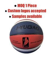 Ballon de basketball officiel de haute qualité, durable, avec logo personnalisé, pour intérieur/extérieur, en cuir PU, chambre à air en caoutchouc, pour entraînement et match, 600-650g AOYUN