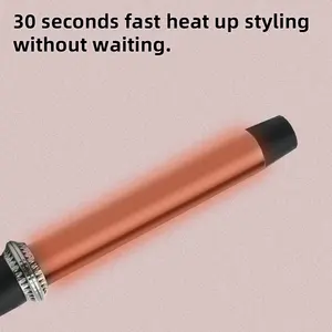 Professional Fashion Styling Tool 25mm Salon Hair Curling Wand LCD Fast Heat Ceramic Tourmaline Rotatable Hair Curler