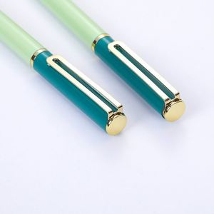 Metal Click <b>Ballpoint</b> <b>Pen</b> Gold Trim Luxury Executive <b>Pen</b> with Custom Logo for Business Office Corporate Gift Wholesale - Product Image 5