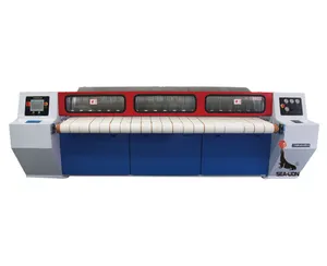 automatic standard steam electric heated flatwork ironer automatically ironing folding machine