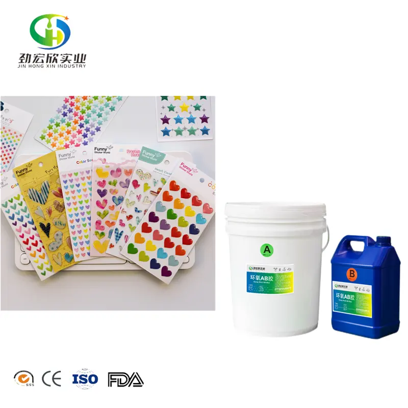 Water Based Polyurethane Resin Glue Uv Resistant Pu Resin Doming