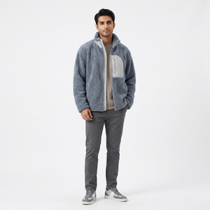 Chaqueta de Lona 100% Algodón para Hombre, con Capucha, Cierre Completo, Cuello Alto, Resistente al Viento, Estilo Vintage, Otoño, con Logotipo Personalizado OEM de Finer Threads - Product Image 1