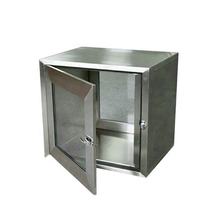 Boîte de transfert en acier inoxydable pour salle blanche - Porte plate, verrouillage mécanique, boîte de passage durable