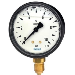 เกจวัดความดันหลอด Bourdon 111.10 111.12 <span class=keywords><strong>Wika</strong></span> วัสดุโลหะผสมทองแดงรูปแบบปกติ - Product Image 2