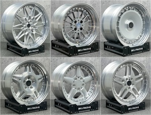 Rines Bku Real de 3 Piezas Forjadas 5x120 de 17, 18 y 19 Pulgadas, Estilo M <span class=keywords><strong>Paralelo</strong></span> 37, Rines de Aleación Plateados para BMW E46 E34 E60 E38 E39 M5 - Product Image 5