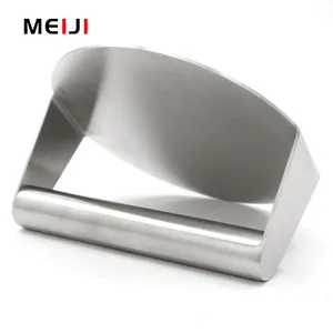Handheld Stainless Steel BBQ Accessories Smasher Press Non-Stick Grill Meat Burger Press For BBQ Kit
